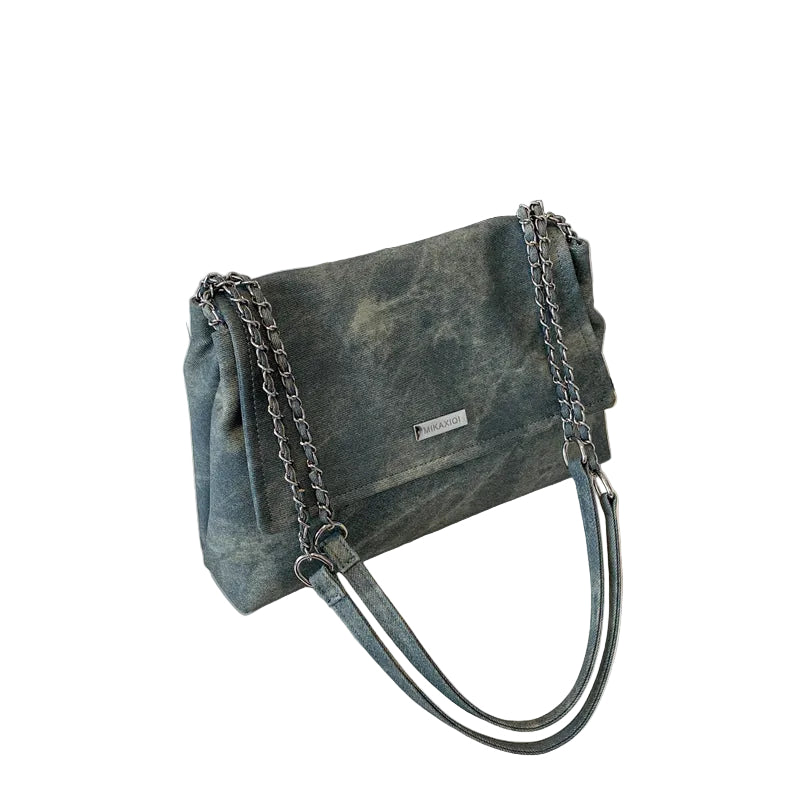 Chain Strap Flap Crossbody Bag
