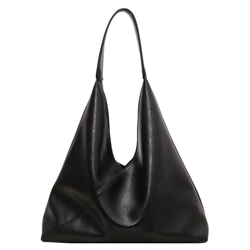 Oversized Slouch Leather Tote Bag